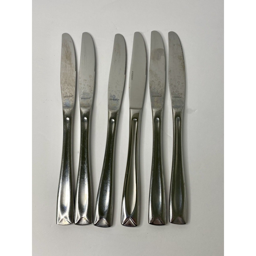 ONEIDA Lincoln Set Of 6 Dinner Knives Knife 9 1/2" Flatware Replacement